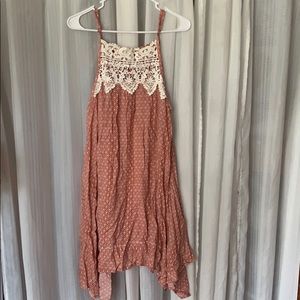 Burnt orange summer dress